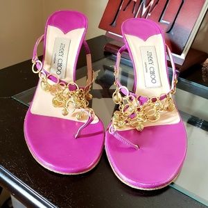 Jimmy Choo Violet leather